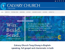 Tablet Screenshot of calvarytungchung.com